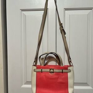 Kate Spade Houston Street Leo Pebble Leather Satchel Bag